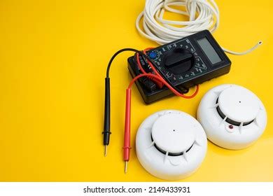 Installation New Fire Alarm System Smart Stock Photo 2149433931 ...