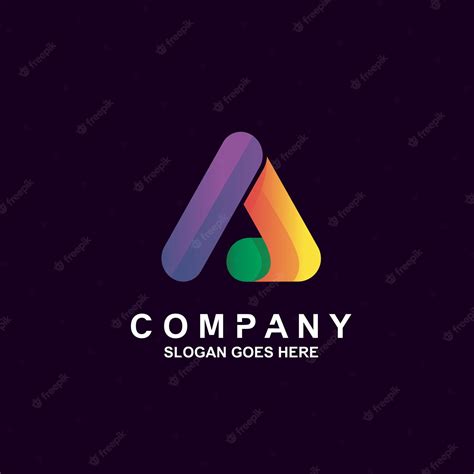 Premium Vector | Colorful letter a logo