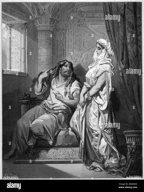 Samson and delilah Black and White Stock Photos & Images - Alamy