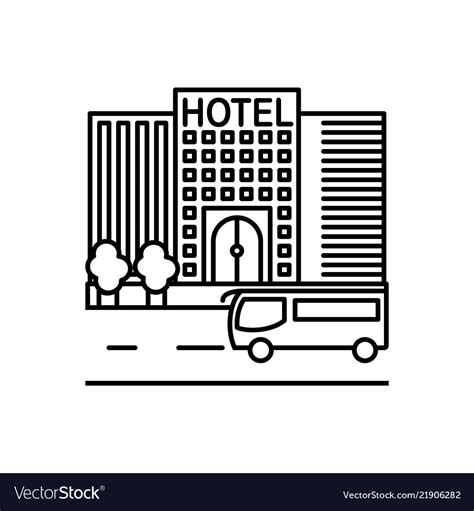 Hotel Royalty Free Vector Image - VectorStock