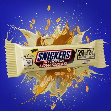 Snickers White Low Sugar · 12x57g — Gigas Nutrition