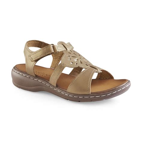 Skechers Women's Flower Taupe Comfort Sandal - Wide Width Available ...