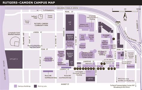 Rutgers Camden Campus Map