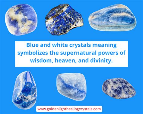 Blue and White, Crystals and Stones-Meaning-Healing Properties-Names - Healing Crystal Meanings ...