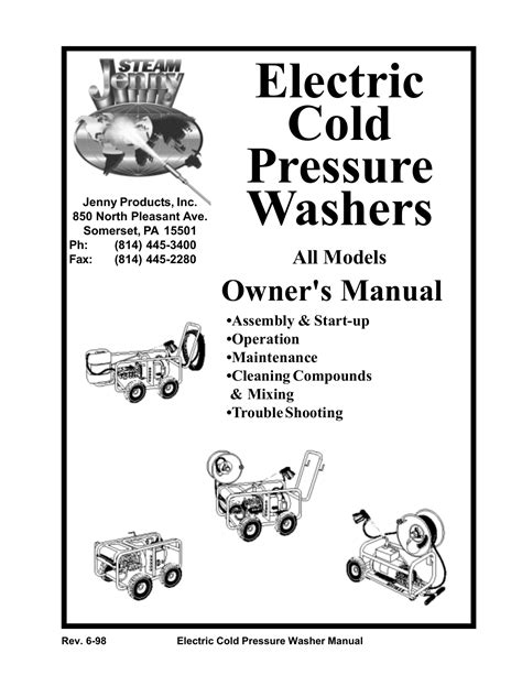 Cold Water Electric Manual | Manualzz