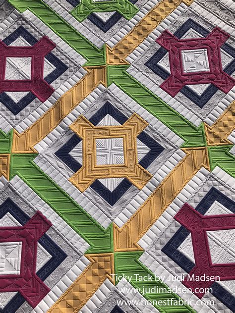 TT10 | Ticky Tack quilt by Judi Madsen, available as a custo… | Flickr