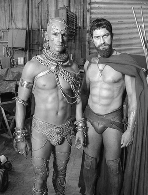 Rodrigo Santoro and Gerard Butler as Xerxes and King Leonidas from '300' (2006) | Rodrigo ...