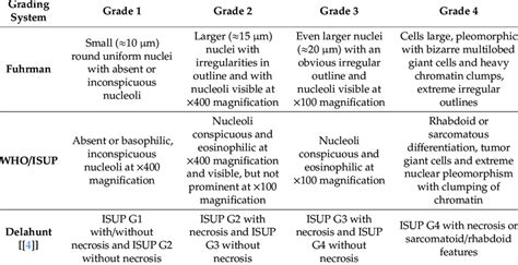 Overview of different grading systems. | Download Scientific Diagram