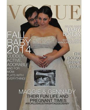 Project Scandalous: Couple Parodied Kimye's Vogue Cover As A Hilarious Pregnancy Announcement ...