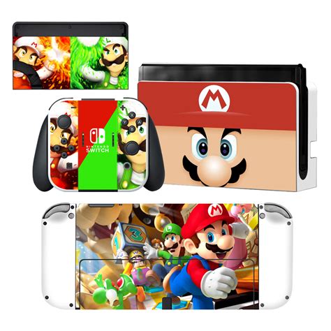 Super Mario Bros Nintendo Switch OLED Skin Sticker Decal - ConsoleSkins.co