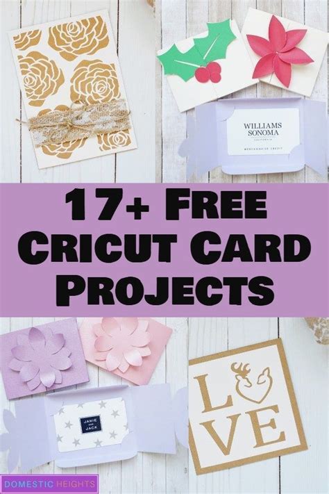 Cricut Card Making Tutorials - DOMESTIC HEIGHTS #cricutprojects free ...