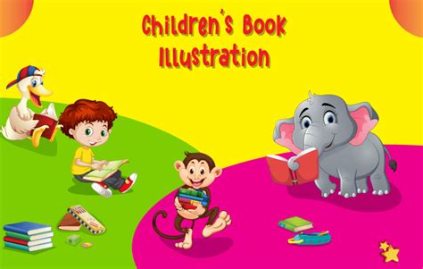 Draw cute children kids book illustrations and cover design by Talhasaeed352 | Fiverr