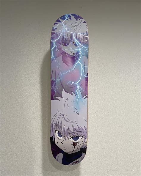 Killua skateboard deck : r/HunterXHunter