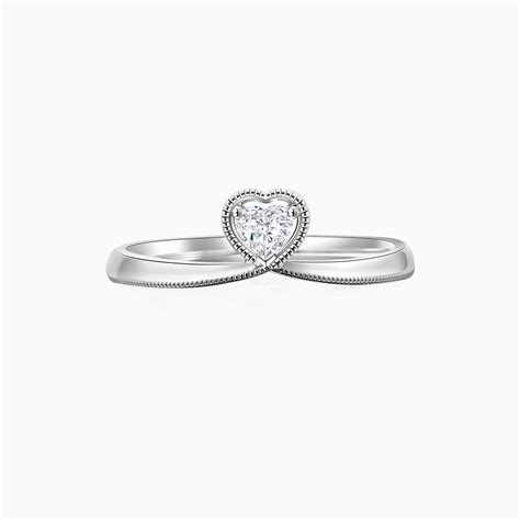 Vintage Heart Shaped Engagement Ring for Women - Darry Ring