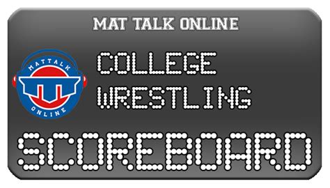 2021-22 College Wrestling Scoreboard | Mat Talk Almanac