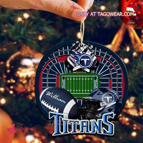 Tennessee Titans NFL Stadium Personalized Ornament - Tagowear