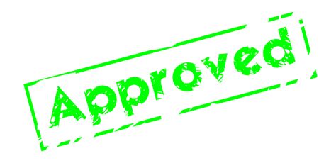 Clipart - Approved Stamp