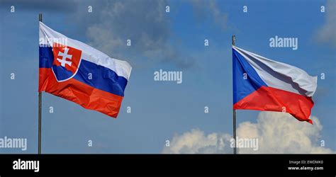 Czech republic and slovakia flag hi-res stock photography and images ...