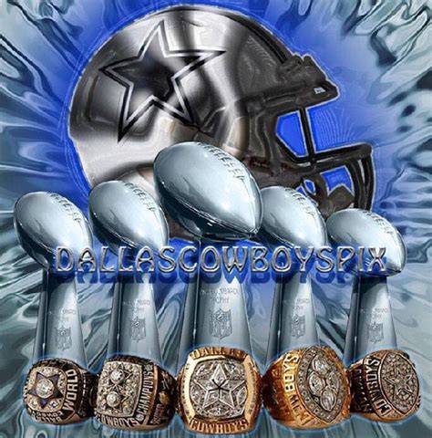 Dallas Cowboys Super Bowl Trophies Wallpaper