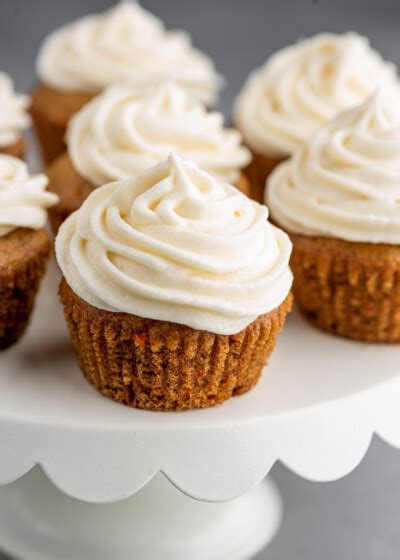 Carrot Cupcakes with Cream Cheese Frosting | Gimme Delicious