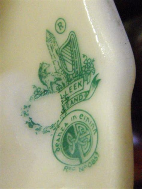 belleek stamp | Belleek pottery, Belleek, Pottery marks