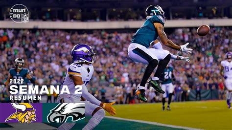 Minnesota VIKINGS vs. Philadelphia EAGLES | Semana 2 NFL | Resumen ...