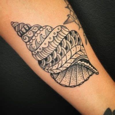 conch shell tattoo – EntertainmentMesh