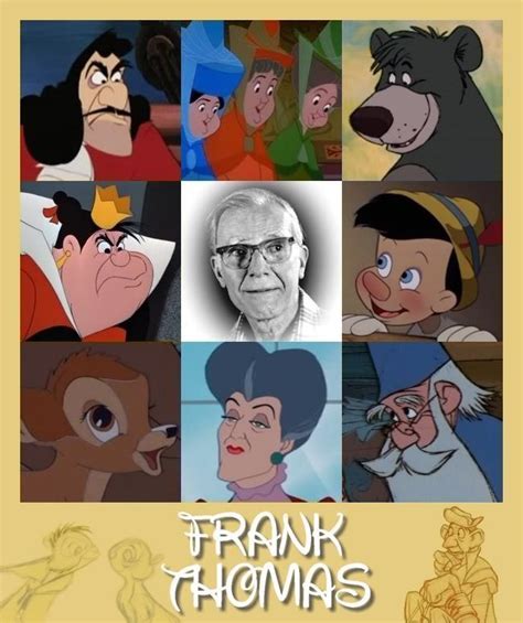 Walt Disney Animators - Frank Thomas - Walt Disney Characters Photo ...