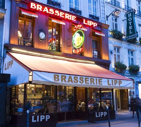 The Brasserie Lipp , Paris, France. – Stock Editorial Photo ...