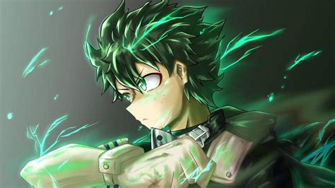 Coiffures vertes Izuku Midoriya Deku My Hero Academia Deku HD Deku HD Papier peint: large: haute ...