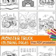 15 Monster Truck Coloring Pages | Free PDF Printables