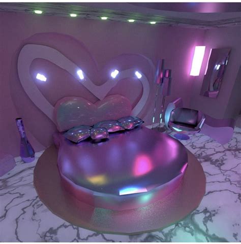 #purple #heart #marble #décor #trend Gold Bedroom Decor, Neon Bedroom, Girls Bedroom, Bedroom ...