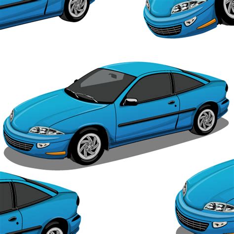 Blue Car Vector