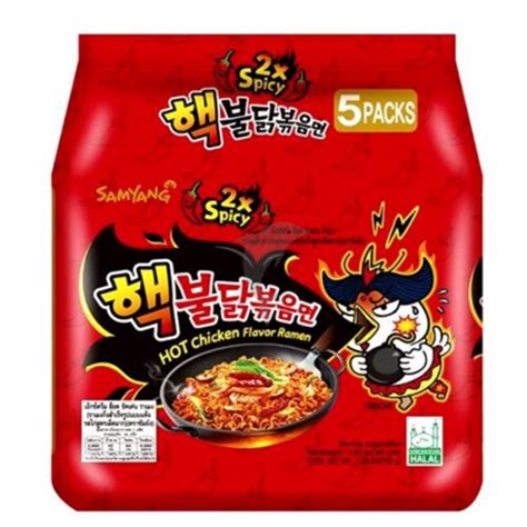 三养火鸡面双倍辣五连包 140g SY Double Spicy Hot Chicken Ramen Multi | UNIMART ...