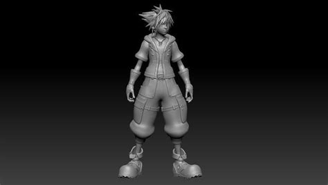 Kingdom Hearts III - Sora 3D model 3D printable | CGTrader