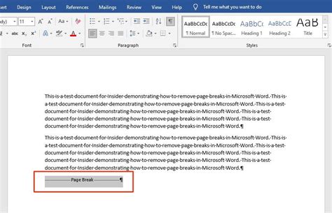 How to break page in word document - sasgerman