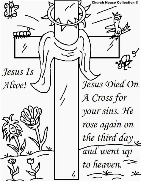 Church House Collection Blog: Easter Jesus Resurrection Coloring Pages