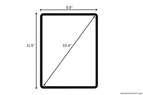 What Are The Dimensions Of A 10-Inch Tablet? - Measuring Stuff