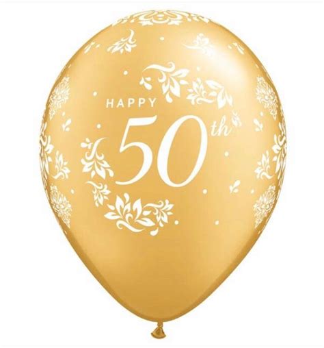 Happy 50th Anniversary Balloons | Golden Anniversary Party Decor | 50th Anniversary Party Decor ...