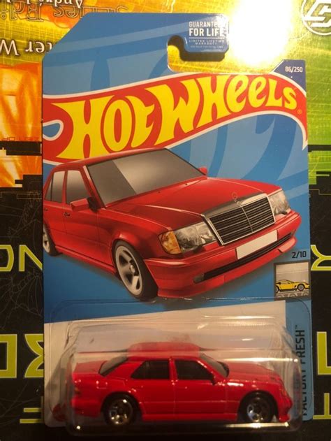 Hot Wheels paint error HOT WHEELS MERCEDES-BENZ 500E RED Factory Fresh in 2022 | Diecast cars ...