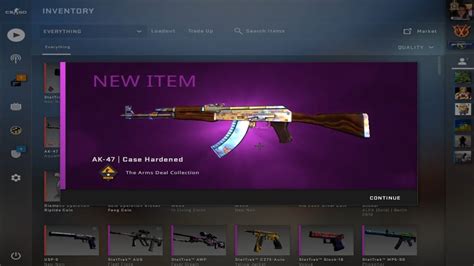 5% ak-47 case hardened blue gem trade up - YouTube