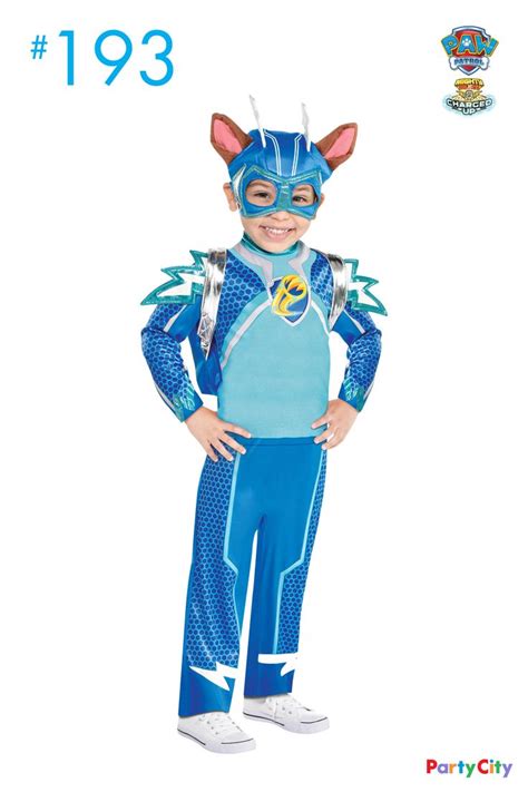 Child Light-Up Chase Costume - Nickelodeon PAW Patrol Mighty Pups Charged Up!