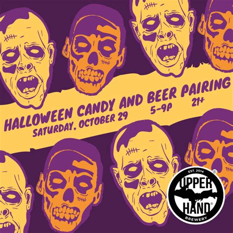 Halloween Candy and Beer Pairing - Upper Hand Brewery®