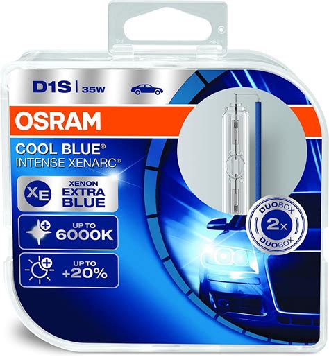 OSRAM XENARC COOL BLUE INTENSE D1S HID Xenon discharge bulb 66140CBI-HCB duobox 2 units ...