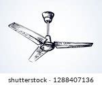 Image of vintage white ceiling fan | Freebie.Photography