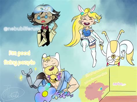 Fionna y Cake by Nebubliferum on DeviantArt