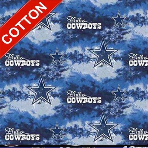 Dallas Cowboys Cotton Fabric NFL Style by Picotextilesdotcom