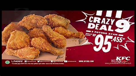 Iklan KFC Indonesia ''Promo Crazy Deal 9'' 15sec (2021) - YouTube