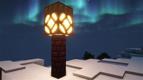 Minecraft Redstone Lamp Street Lights