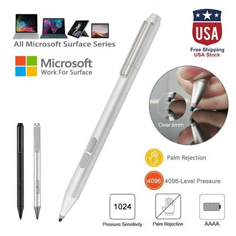 Saistore Surface Stylus Pen For Microsoft Surface Pro 3/4/5/6/7 Go Book ...